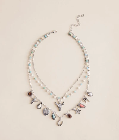 Western Charm Tiered Necklace