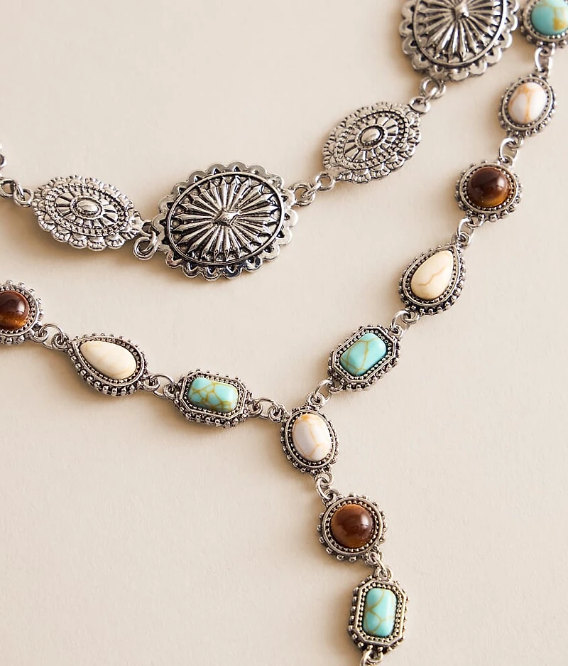 Tiered Stone Necklace