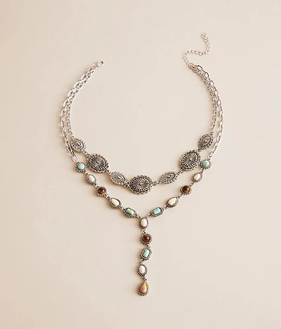 Tiered Stone Necklace