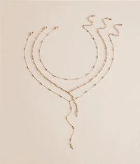 3 Pack Cross Necklace Set
