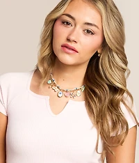 Layered Charm Convertible Necklace