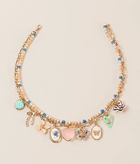 Layered Charm Convertible Necklace