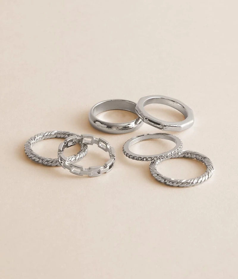 6 Pack Basic Ring Set