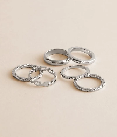 6 Pack Basic Ring Set