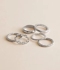 6 Pack Basic Ring Set