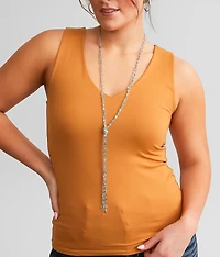 Knotted Fringe Necklace