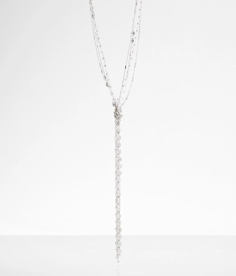 Knotted Fringe Necklace