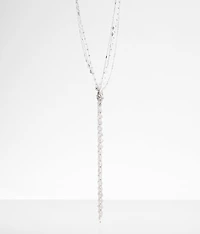Knotted Fringe Necklace