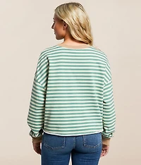 Striped Knit Pullover