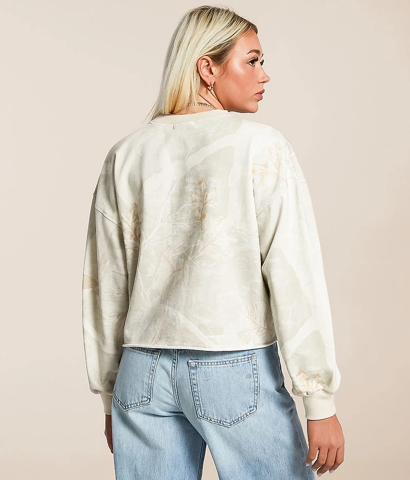 Camo Cropped Pullover
