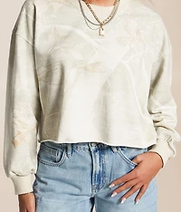Camo Cropped Pullover