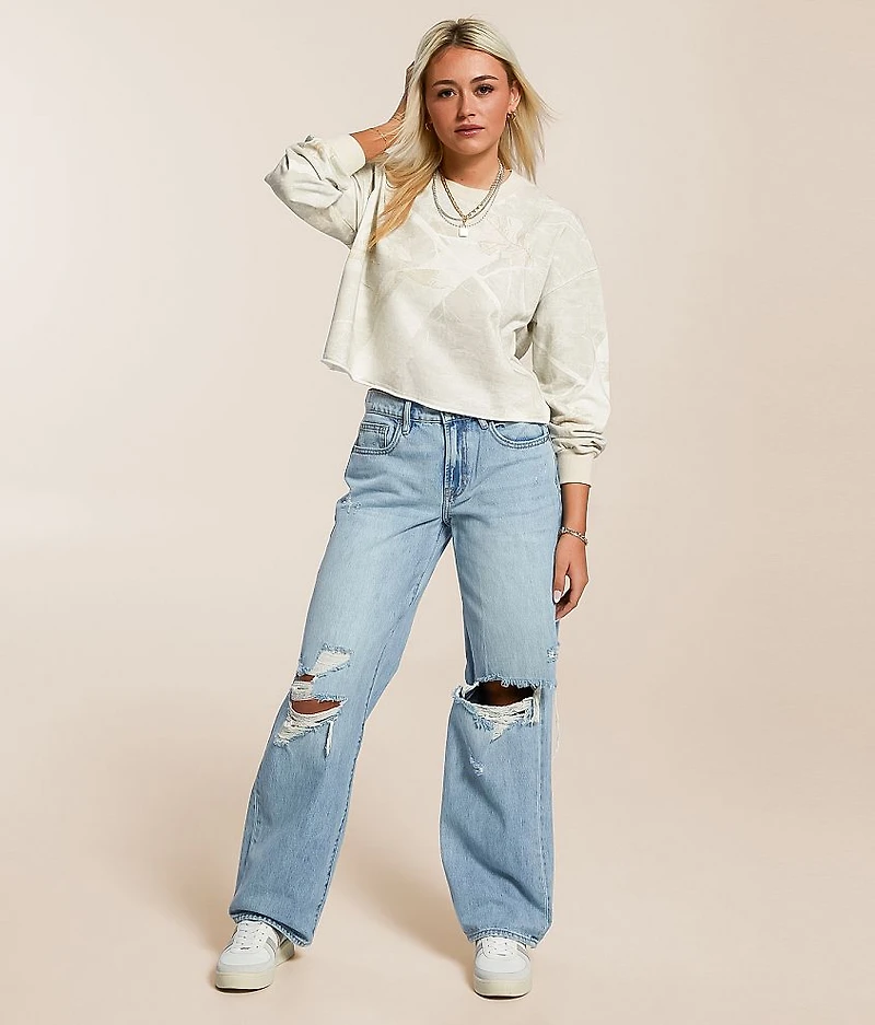 Camo Cropped Pullover