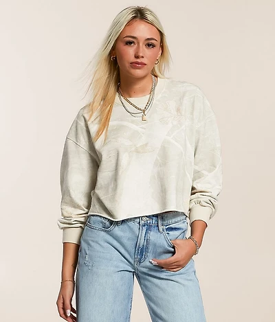 Camo Cropped Pullover