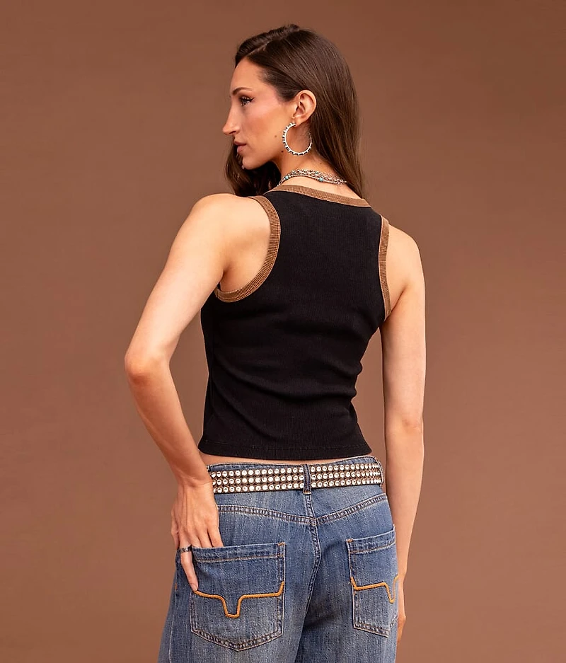 Horseshoe Cropped Tank Top