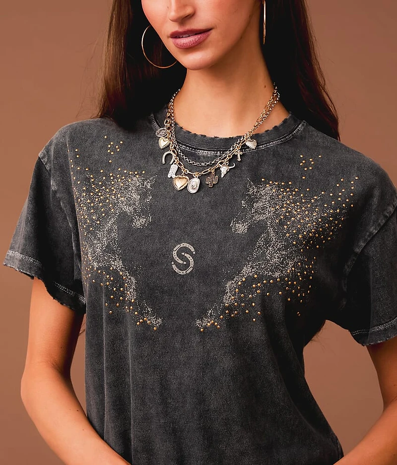 Faded Horses T-Shirt