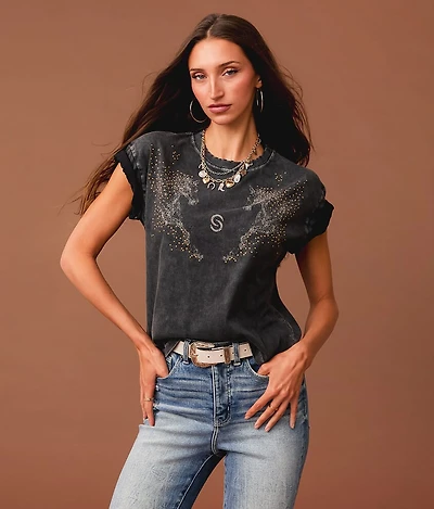 Faded Horses T-Shirt