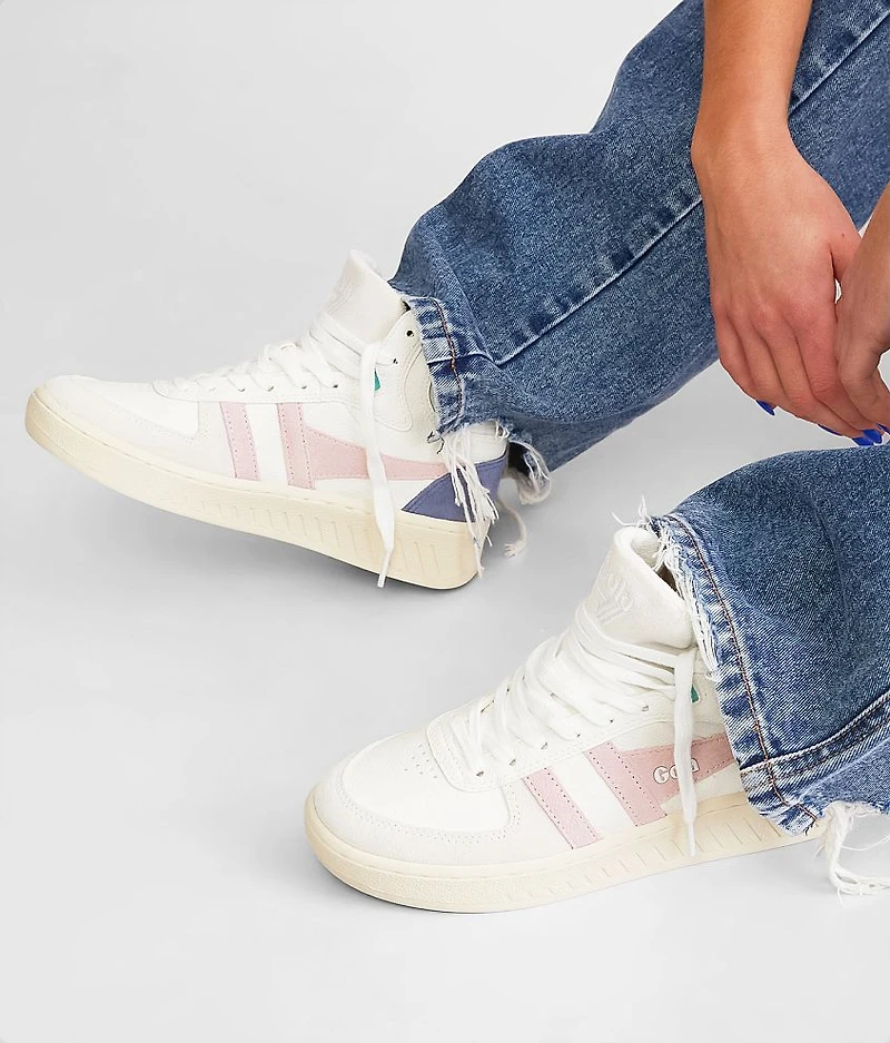 Slam Trident High Top Leather Sneaker