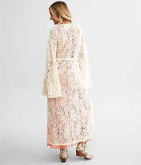 Floral Lace Kimono
