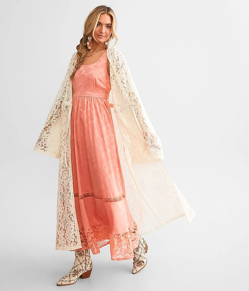 Floral Lace Kimono