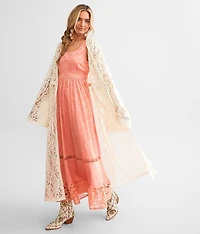 Floral Lace Kimono