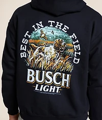 Busch Light Spaniel Flush Hooded Sweatshirt