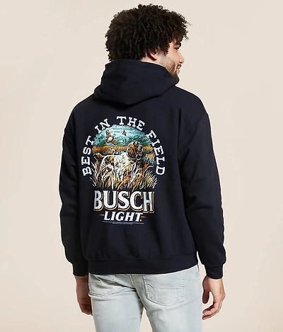 Busch Light Spaniel Flush Hooded Sweatshirt