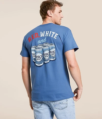 Red White & Busch Light T-Shirt