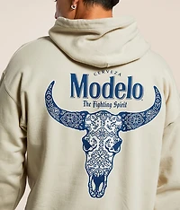 Modelo® Cow Skull Hooded Sweatshirt