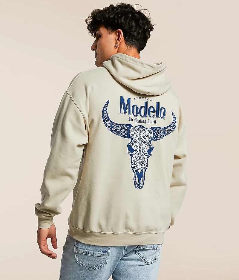Modelo® Cow Skull Hooded Sweatshirt