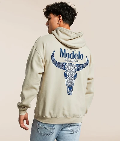 Modelo® Cow Skull Hooded Sweatshirt