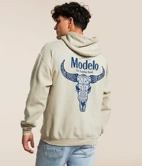 Modelo® Cow Skull Hooded Sweatshirt