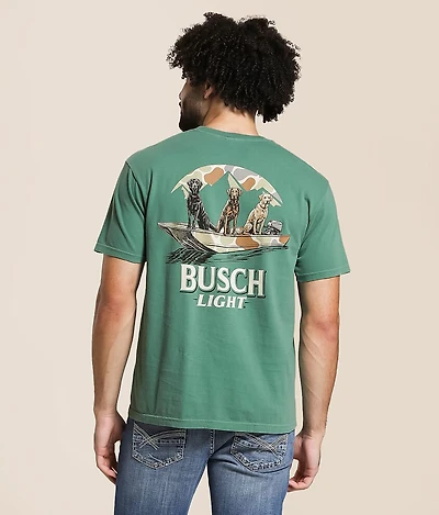 Busch Light Boat Dogs T-Shirt