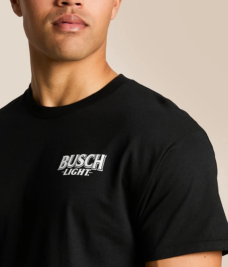 Busch Light Neon Hat & Horns T-Shirt