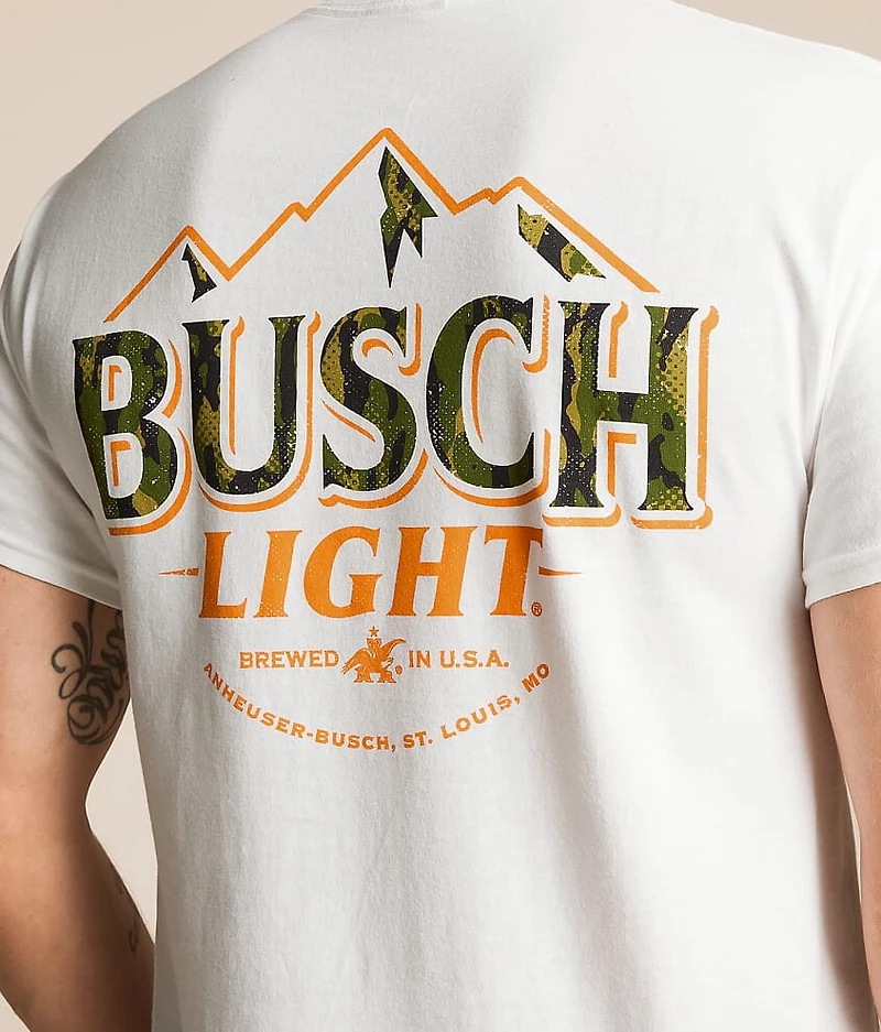 Busch Light Branded Camo T-Shirt