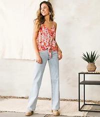 Retro Floral Tank Top