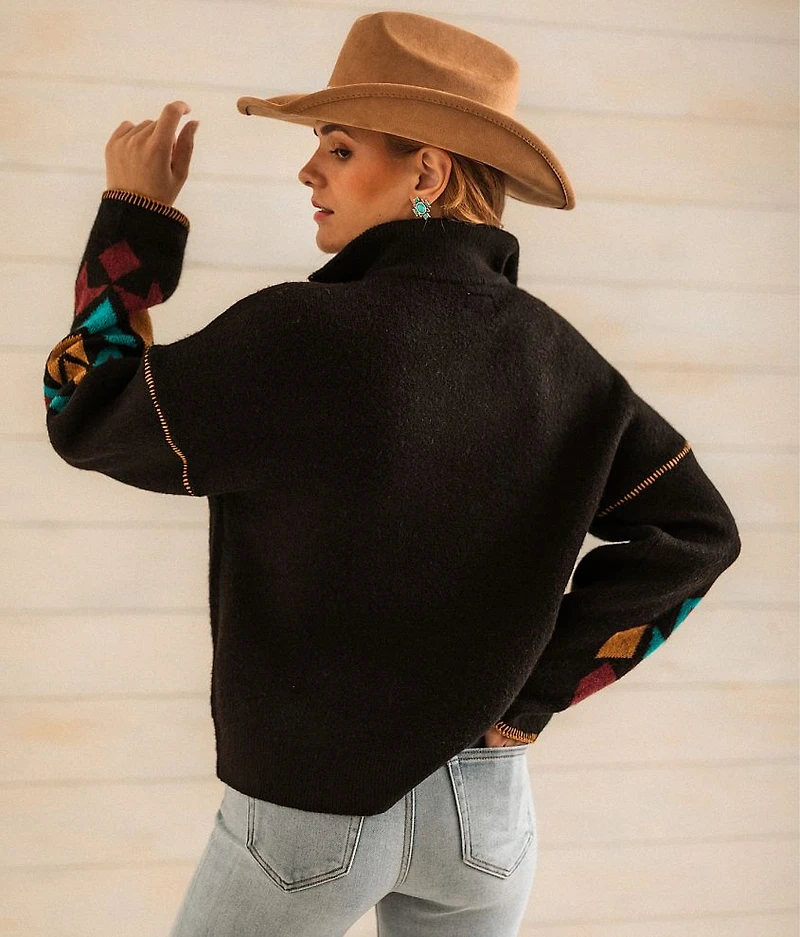 Quarter Zip Pullover Sweater