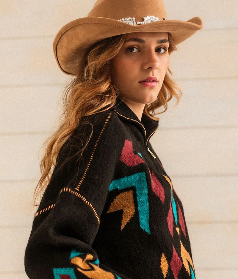 Quarter Zip Pullover Sweater