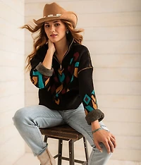 Quarter Zip Pullover Sweater