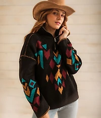 Quarter Zip Pullover Sweater