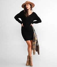 Witty Fox Mini Sweater Dress