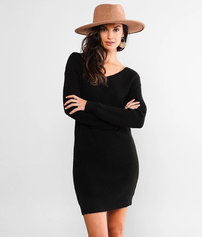 Witty Fox Mini Sweater Dress