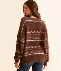 Aztec Eyelash Sweater