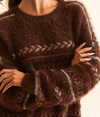 Aztec Eyelash Sweater