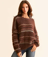 Aztec Eyelash Sweater