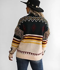 Fringe Pullover Sweater
