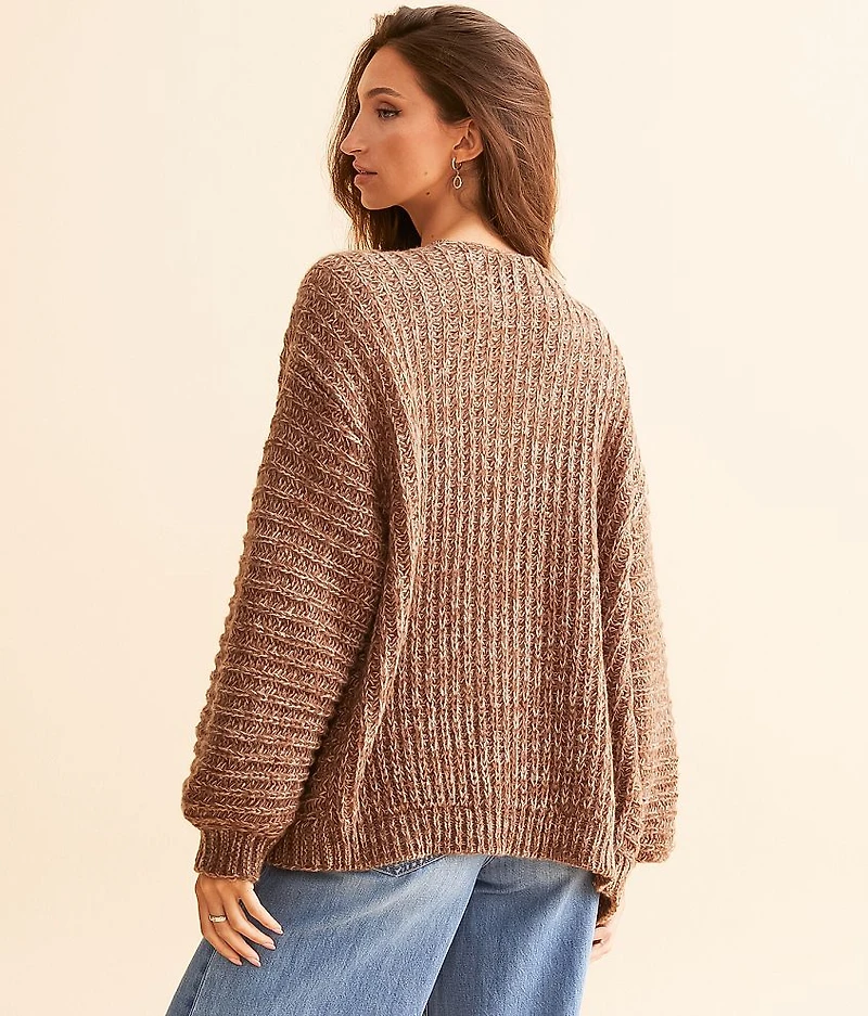 Marled Cardigan Sweater