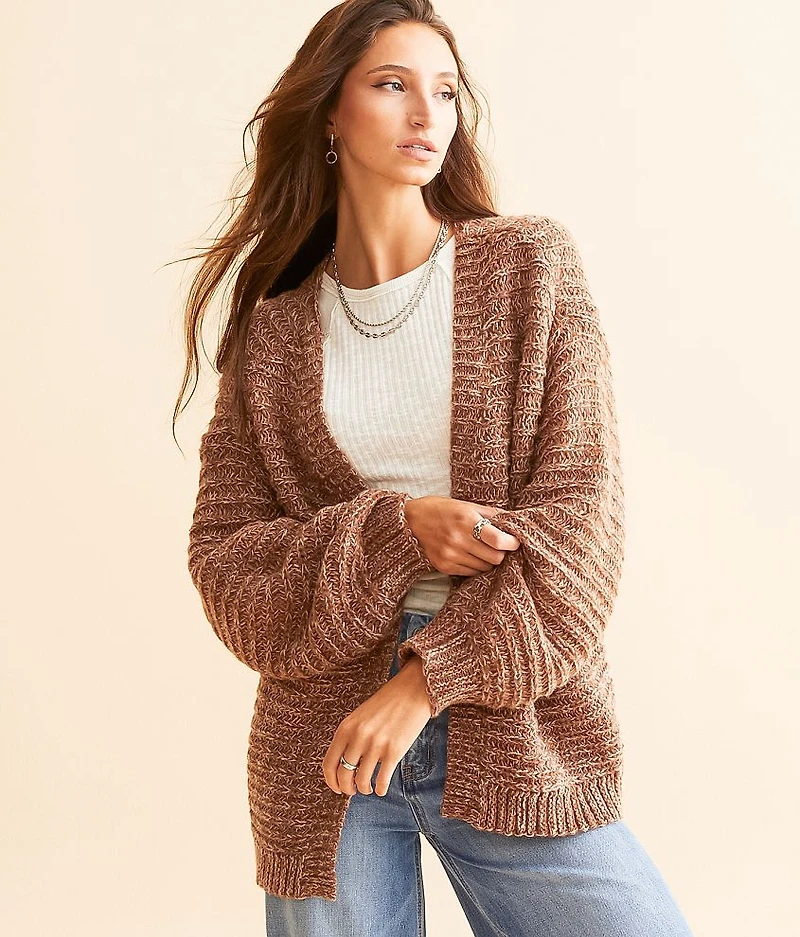Marled Cardigan Sweater
