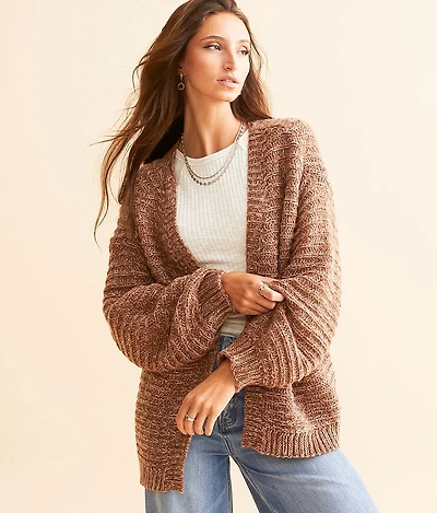 Marled Cardigan Sweater