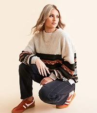 Jacquard Oversized Sweater
