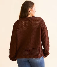 Chenille Checkered Sweater
